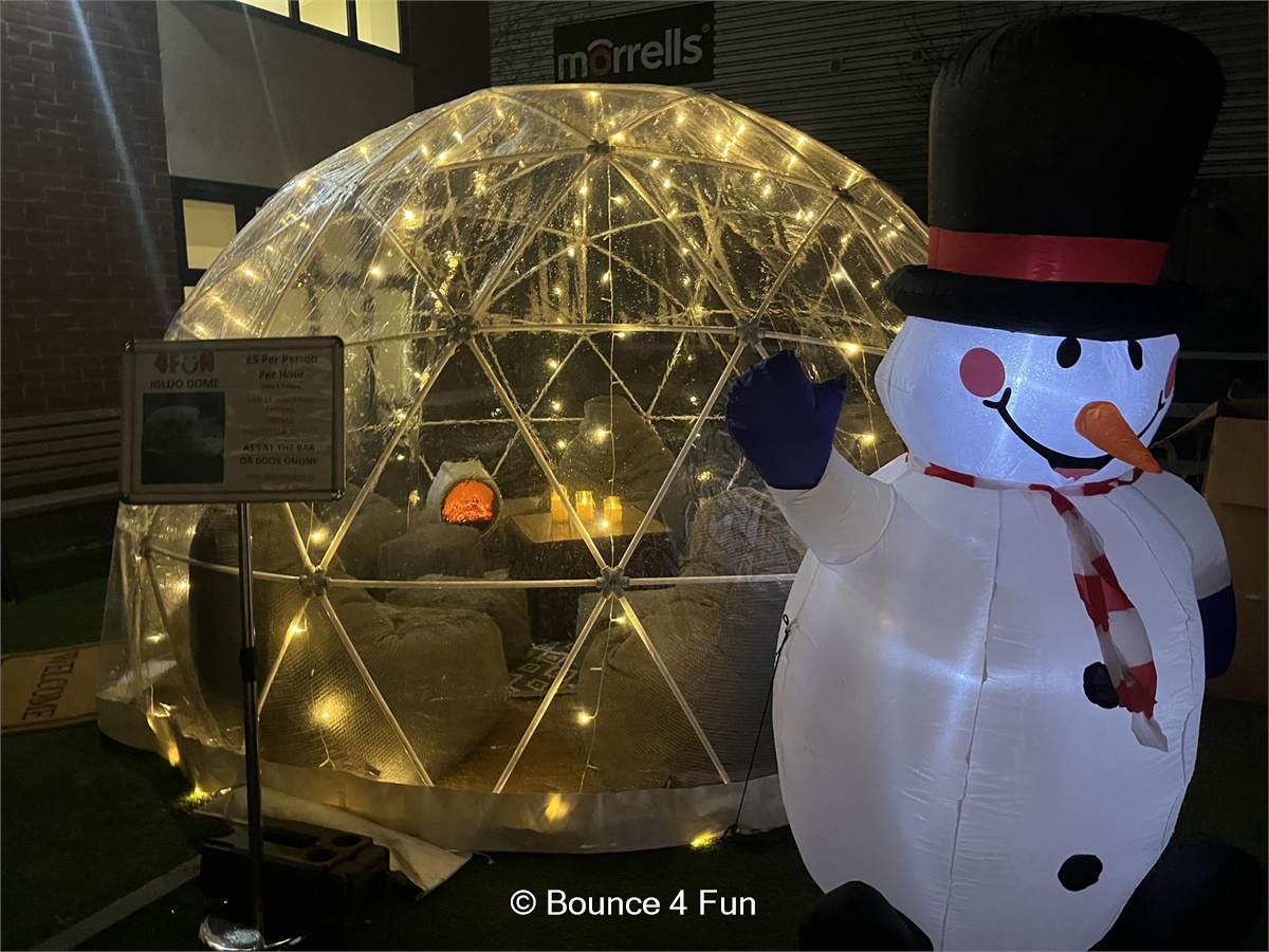 Igloo Dome Hire at Wrights Meadow Centre Best Bouncy Castle Hire